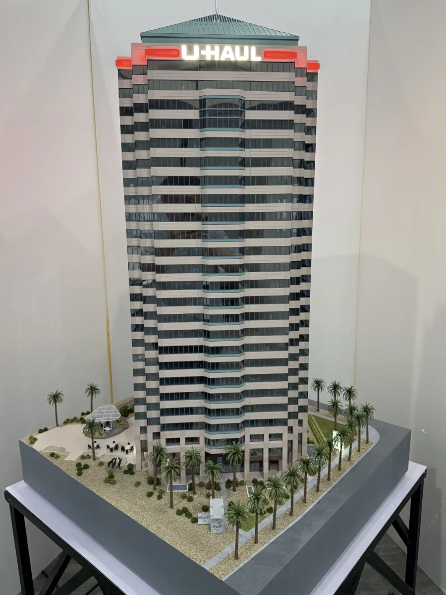 Office Tower — Architecture & Real Estate physical model by Carve Model (1:200 scale, ABS)