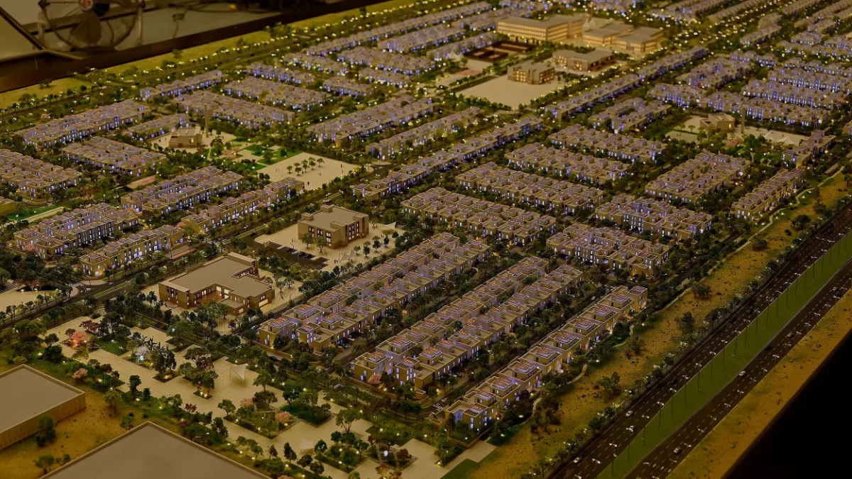 Masterplan — Architecture & Real Estate physical model by Carve Model (1:120 scale, ABS)