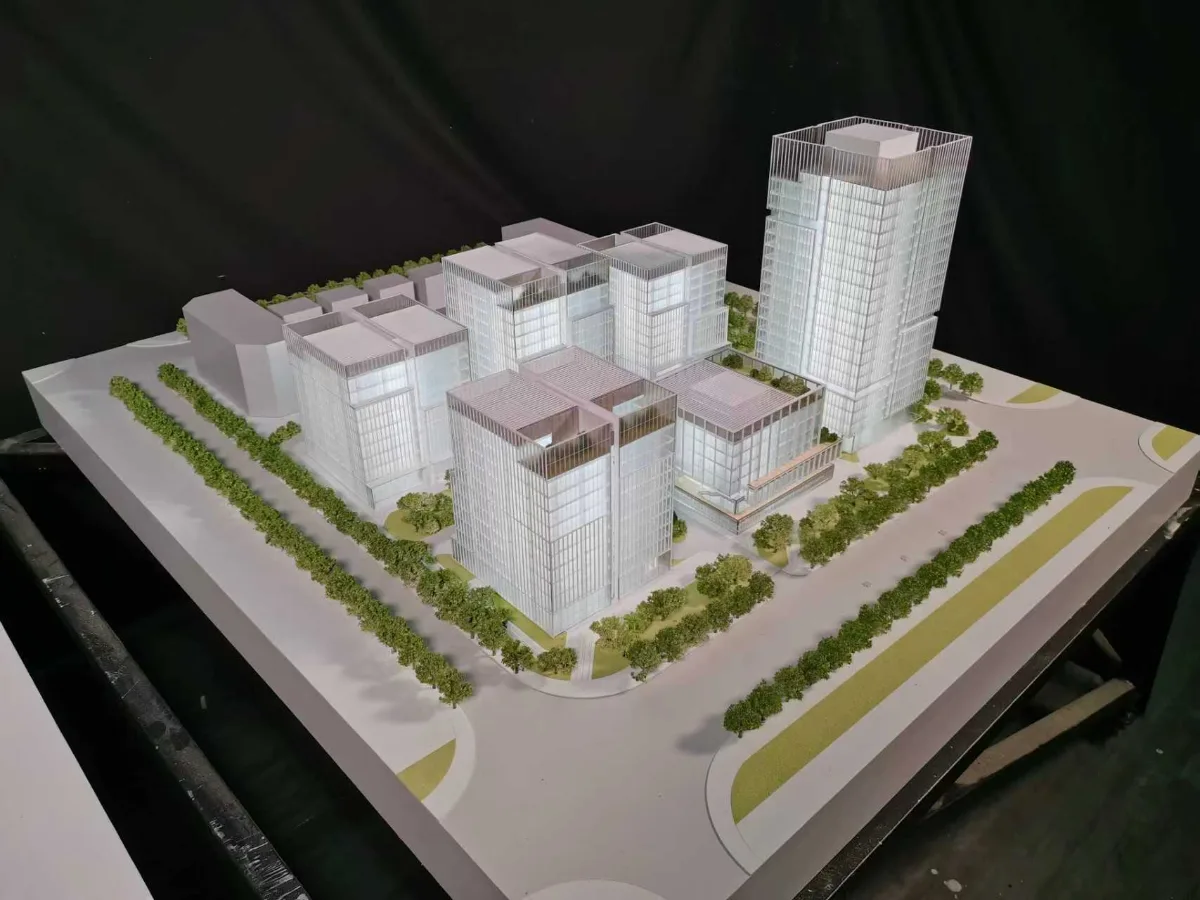 Urban Design — Architecture & Real Estate physical model by Carve Model (1:750 scale, ABS)