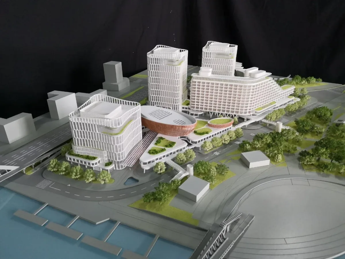 Science Park Mixed Use Development — Architecture & Real Estate physical model by Carve Model (1:400 scale, ABS)