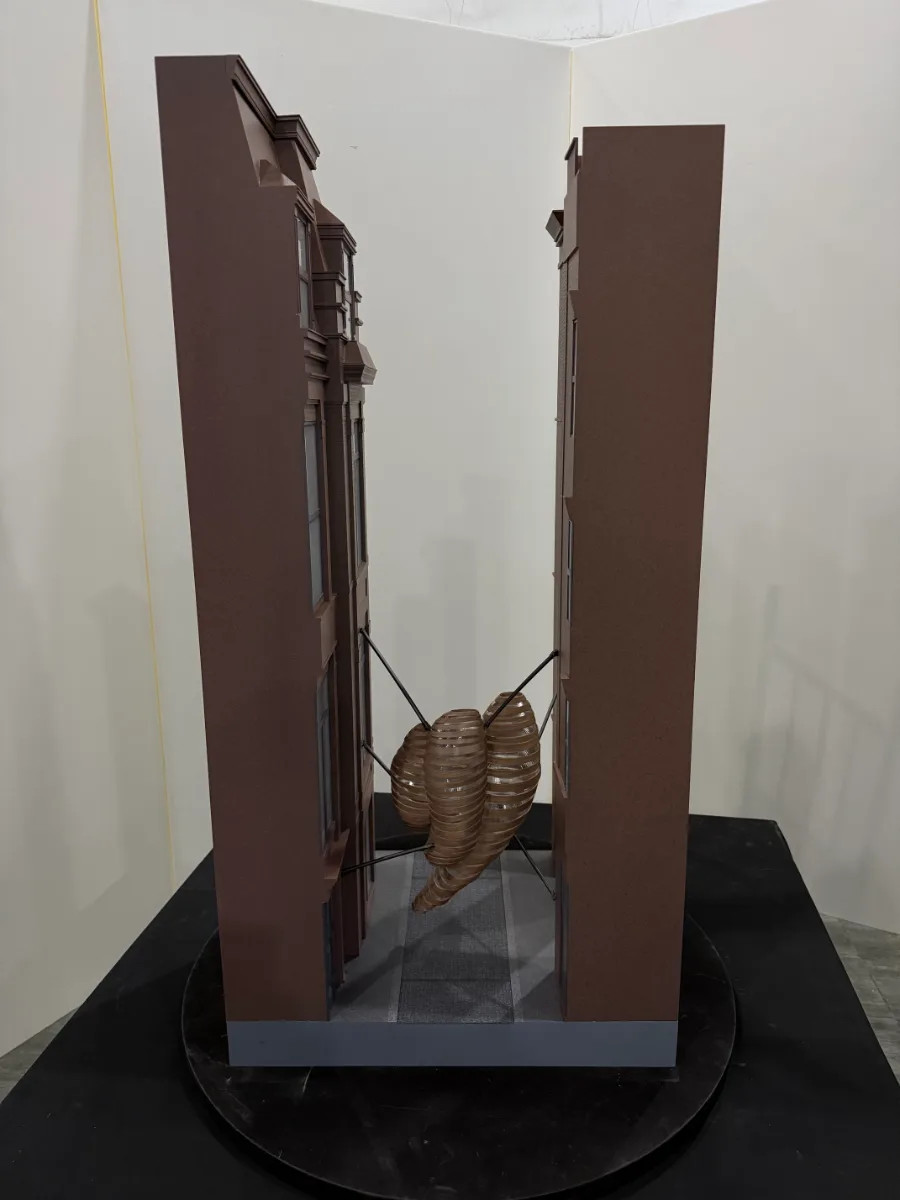 Cocoon Sculpture — Art physical model by Carve Model (N/A scale, ABS)