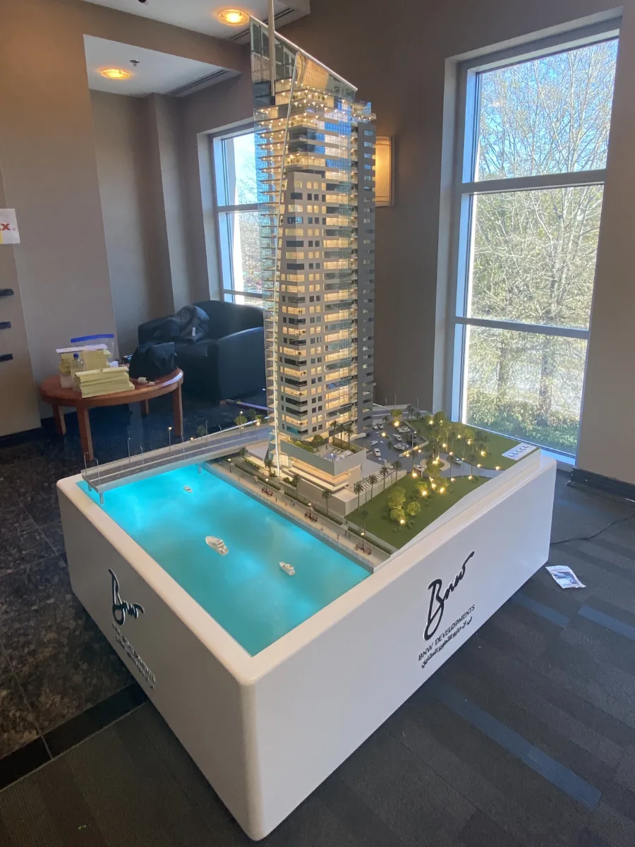 Residential Tower — Architecture & Real Estate physical model by Carve Model (ABS)