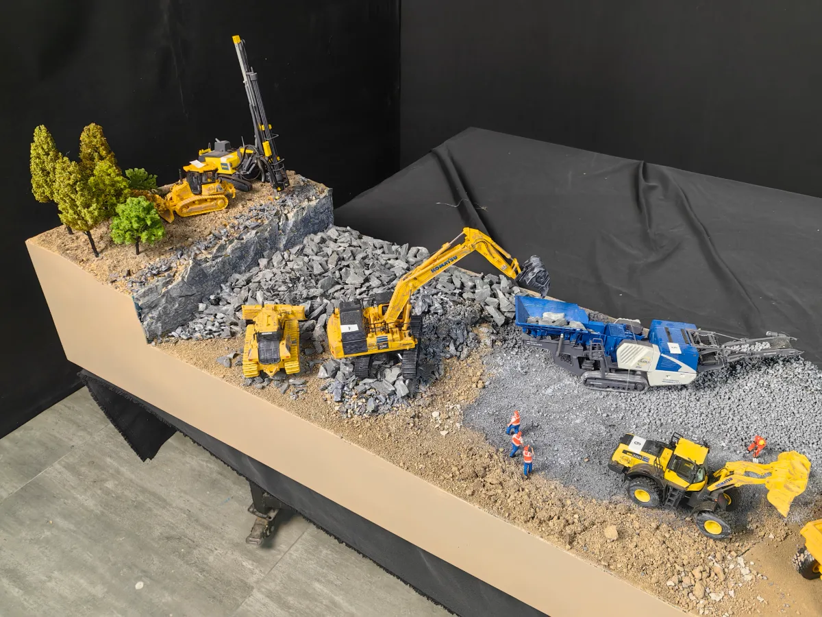 Construction Site — Architecture & Real Estate physical model by Carve Model (N/A scale, ABS)